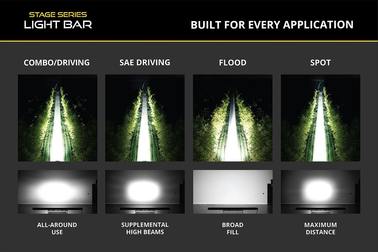 Barre lumineuse blanche Stage Series 42"