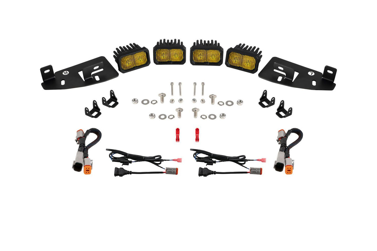 Kit d'éclairage de fossé à LED de la série Stage pour Toyota Tacoma 2016-2023