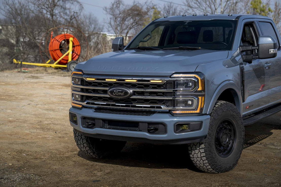 2023+ Ford Super Duty XBG LED DRL Grille (Chrome)