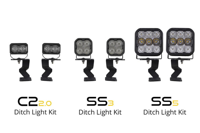 Stage Series Backlit Ditch Light Kit for 2022-2026 Toyota Tundra