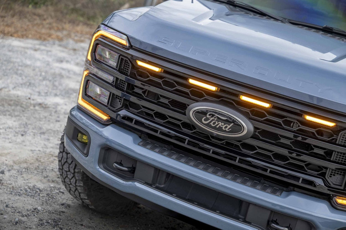 Calandre LED DRL XBG pour Dodge Ram HD (13-18) (noire)