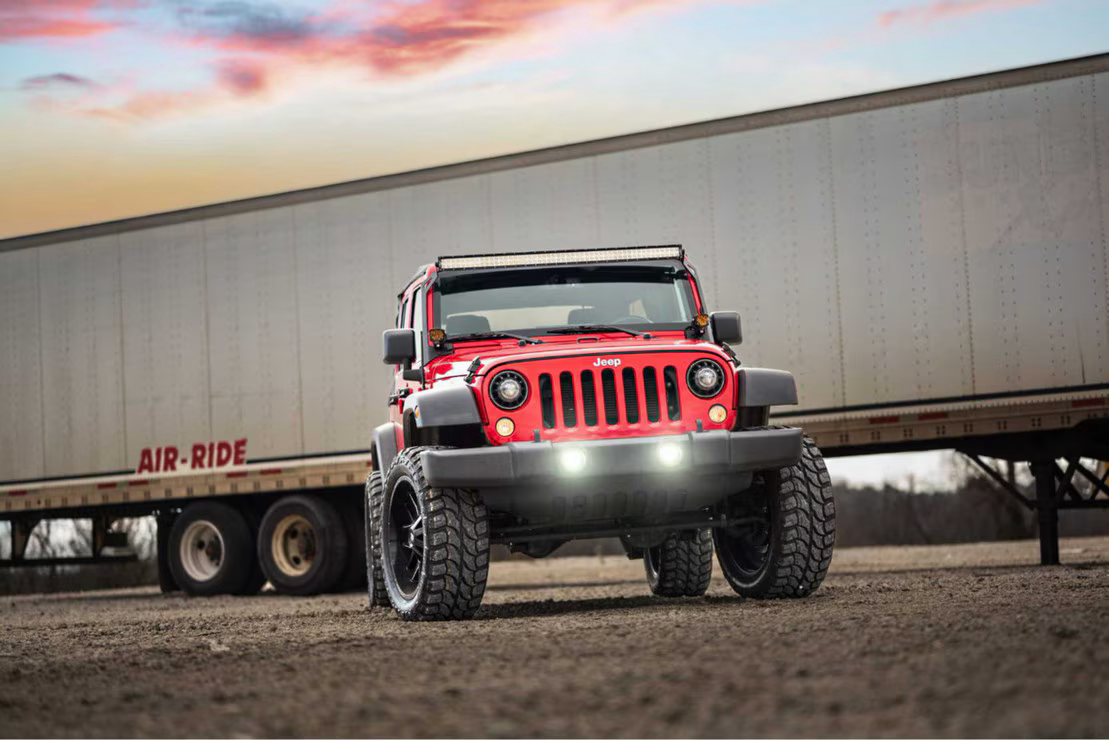 4Banger Led Ditch Light System: Wrangler JK (07-18)