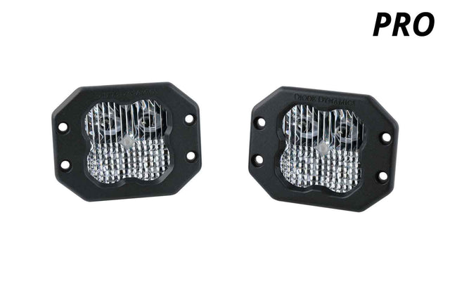 Stage Series 3" Ss3 Blanc Led Pod Encastré (Paire)