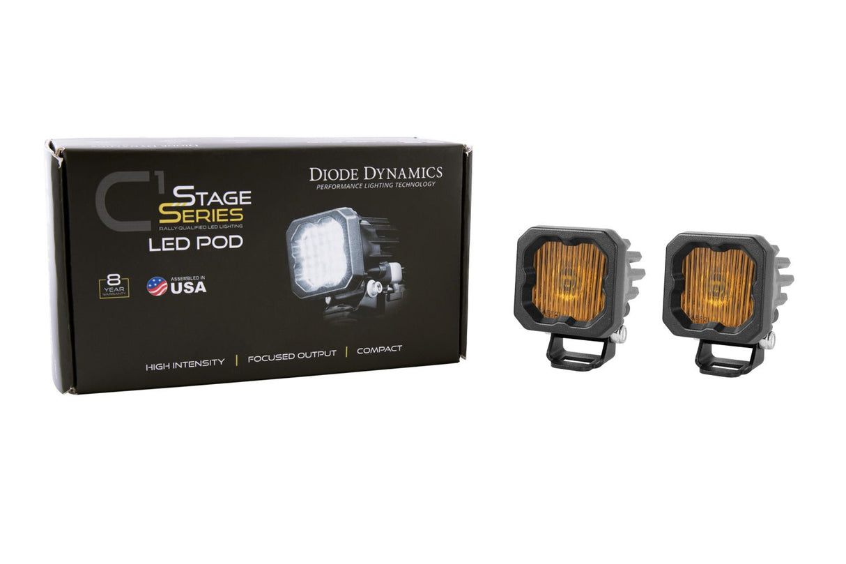 Stage Series C1 1" Sae/Dot Jaune Module Led Encastré (Paire)