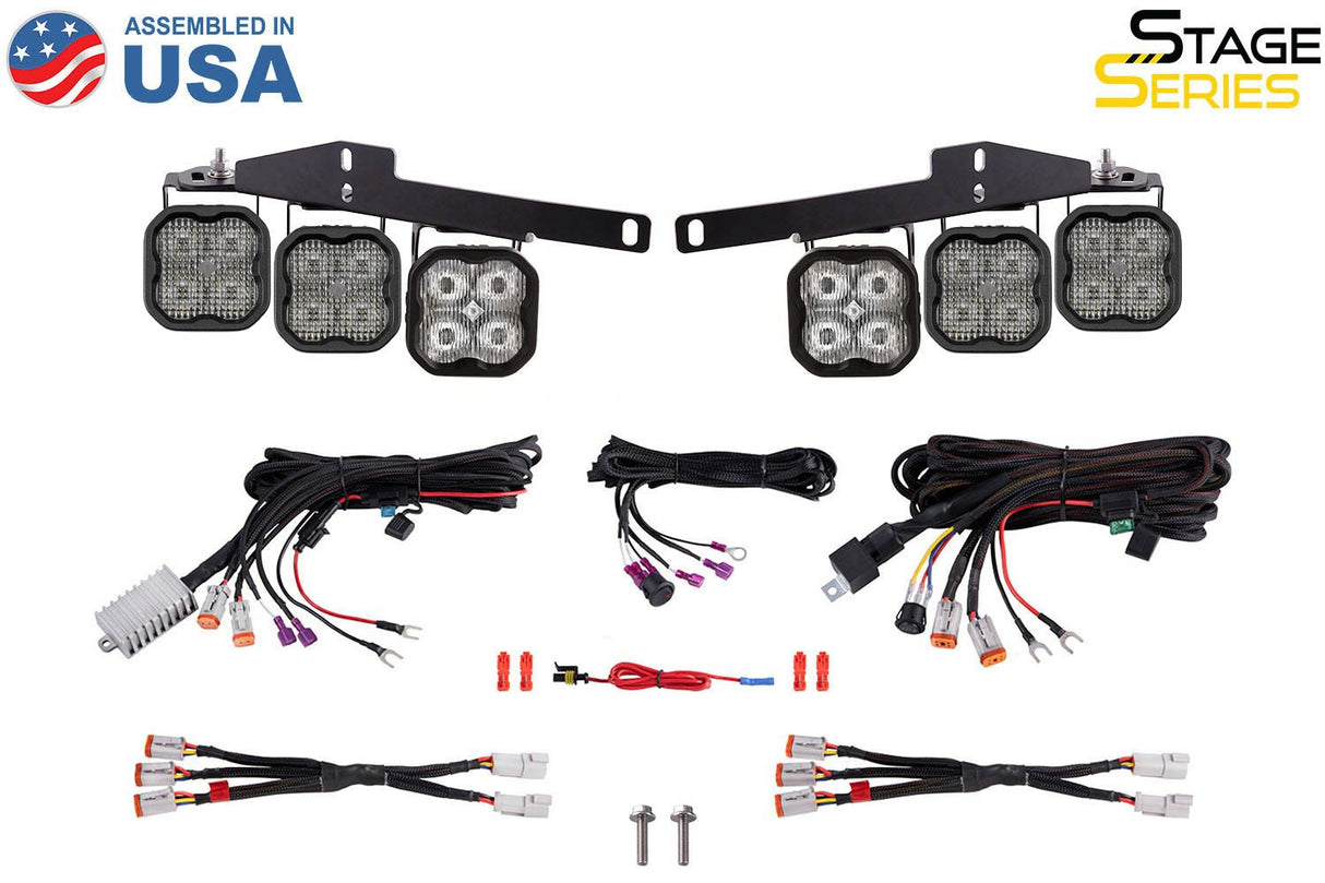 Kit d'éclairage de fossé à LED de la série Stage pour Subaru Wrx/Sti 2015-2021