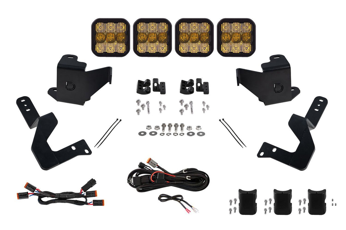 Kit de barres lumineuses CrossLink pour calandre SS5 pour Toyota Tundra 2022-2025