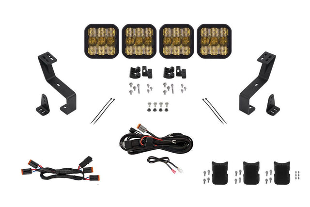 SS5 Grille CrossLink Lightbar Kit for 2019-2024 Ram 1500