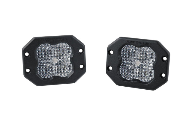 Stage Series 3" Ss3 Blanc Led Pod Encastré (Paire)