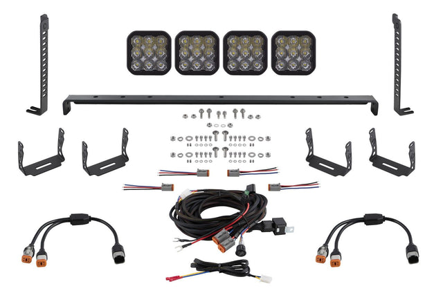 SS5 Stealth Grille LED Pod Kit for 2014-2024 Toyota 4Runner