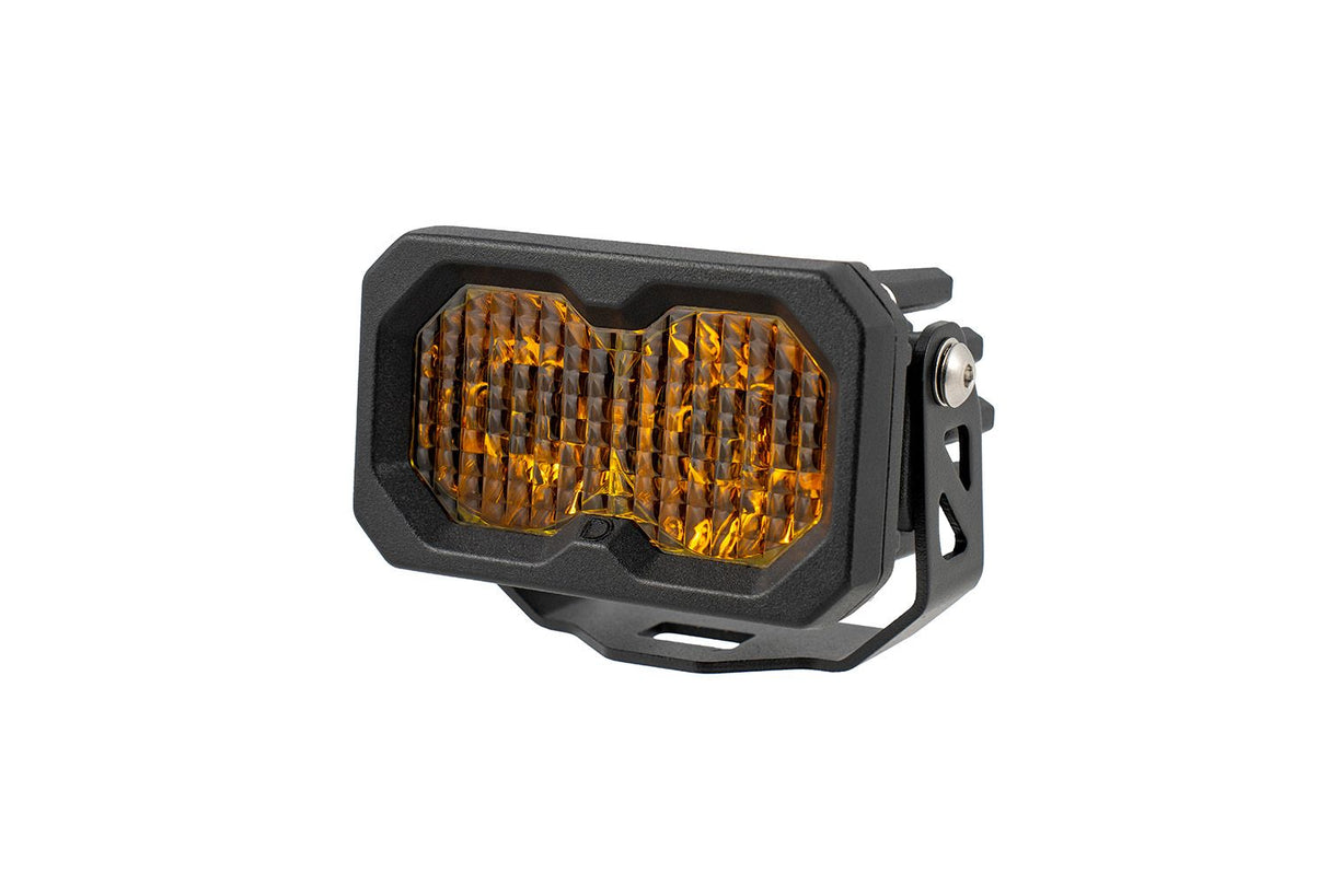 Stage Series C2 2" Sae/Dot Jaune Pod Led encastré (paire)