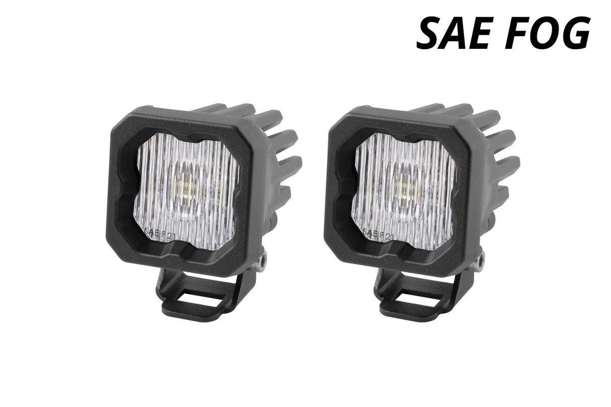 Stage Series C1 1" Sae/Dot Blanc Standard Led Pod (Paire)