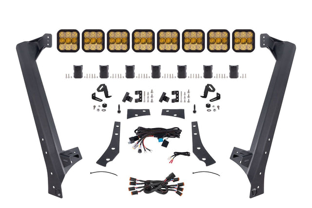 SS5 Windshield CrossLink Lightbar Kit for 2007-2018 Jeep JK Wrangler
