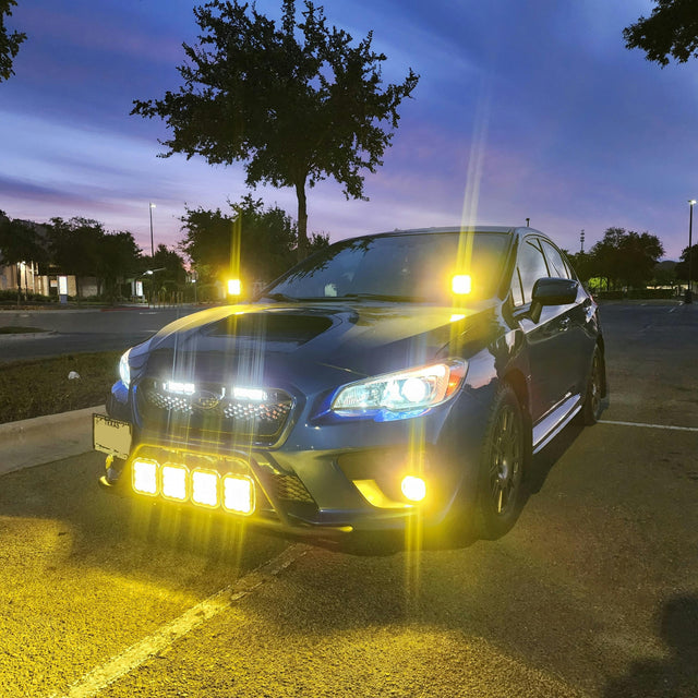 Stage Series Backlit Ditch Light Kit for 2015-2021 Subaru WRX/STi