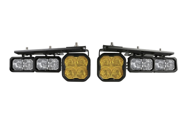 Stage Series Fog Pocket Kit for 2021-2025 Ford Bronco (w/ Steel Bumper)