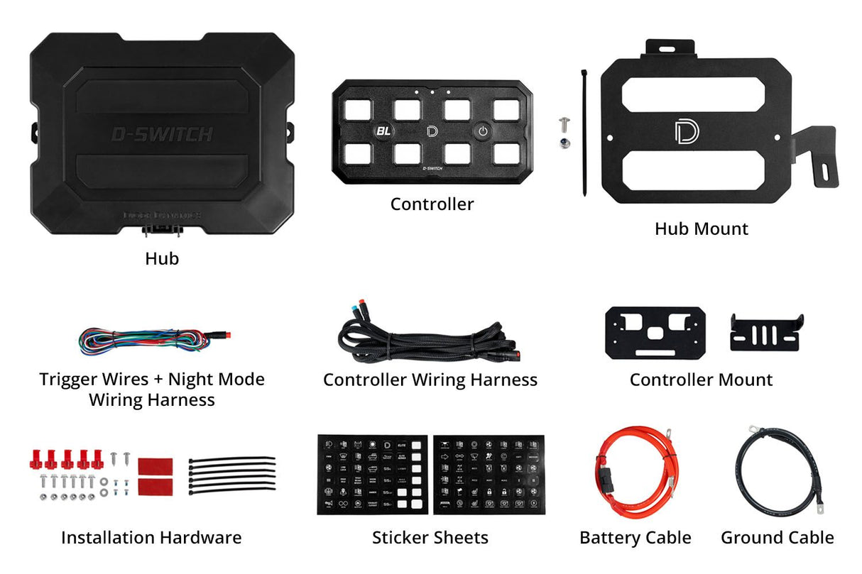 Panneau de commutation 8 canaux Diode Dynamics D-Switch