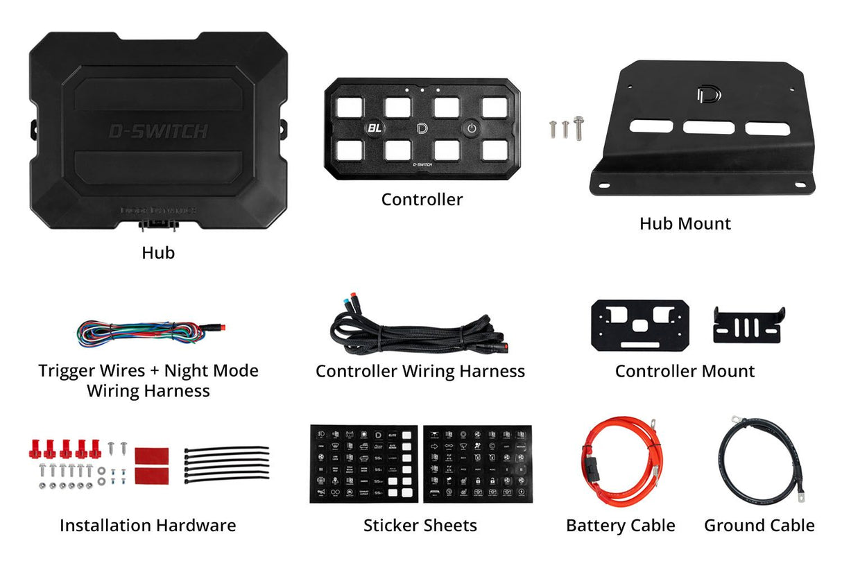 Panneau de commutation 8 canaux Diode Dynamics D-Switch