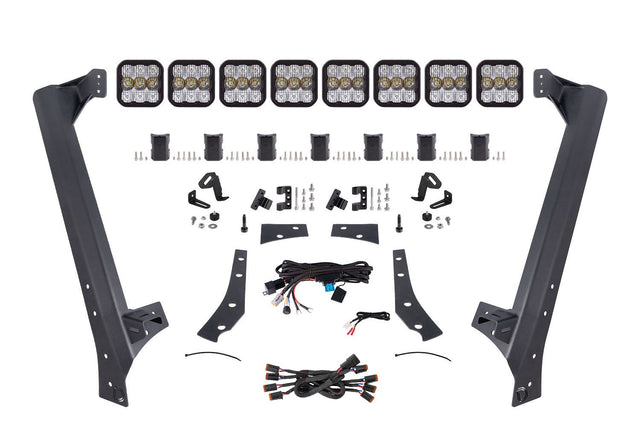 SS5 Windshield CrossLink Lightbar Kit for 2007-2018 Jeep JK Wrangler