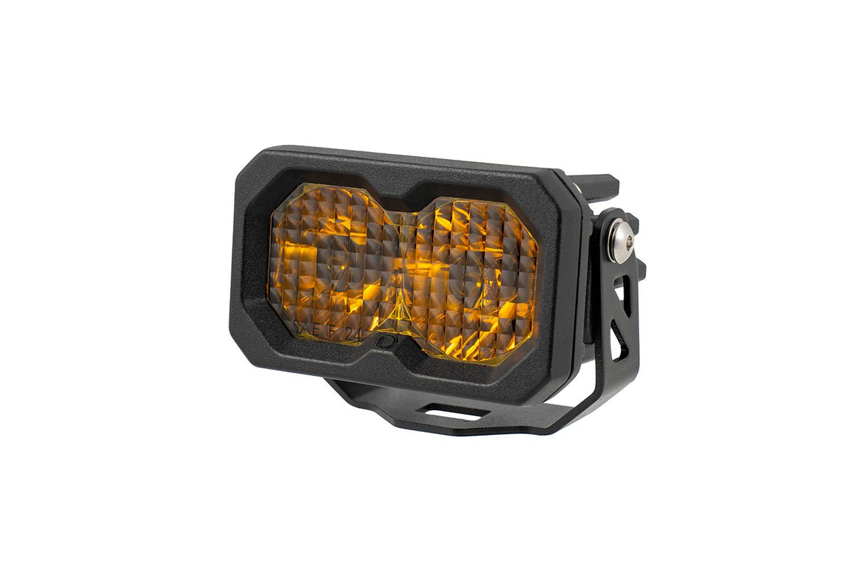 Stage Series C2 2" Sae/Dot Jaune Pod Led encastré (paire)