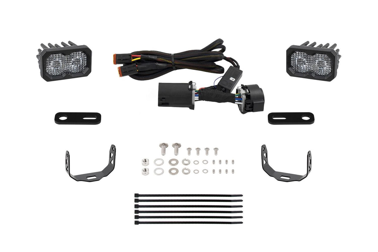 Kit d'éclairage de fossé à LED de la série Stage pour Toyota Tacoma 2016-2023