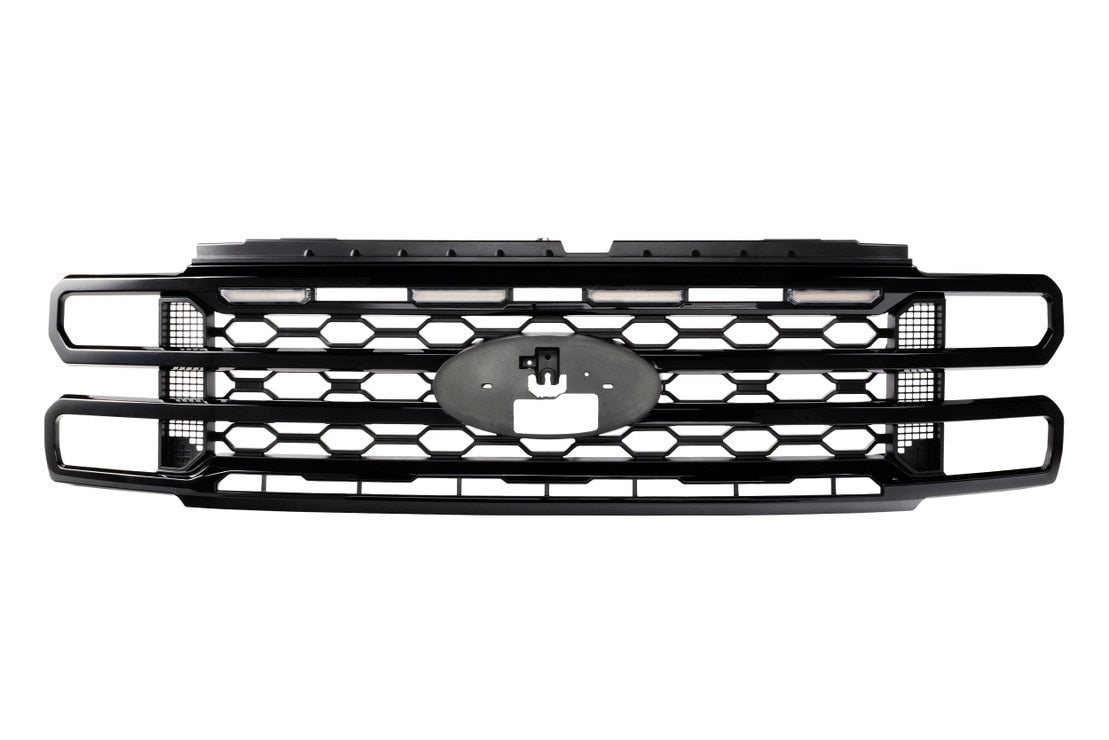 Calandre LED DRL XBG pour Dodge Ram HD (13-18) (noire)