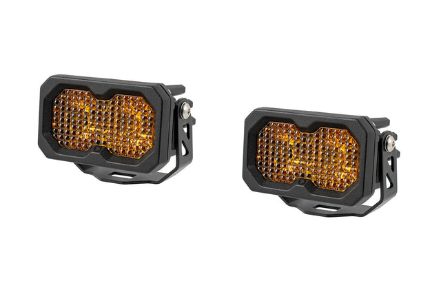 C2 2.0 SAE Yellow Sport Standard LED Pod (pair)