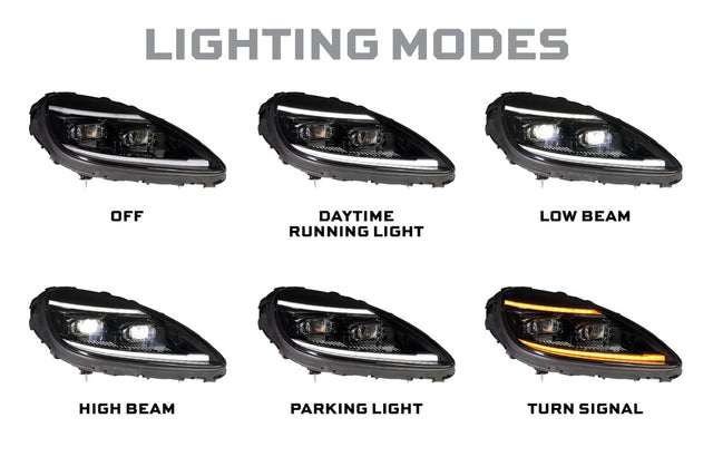 Phares à LED hybrides XB Evo pour Chevrolet Corvette (05-13)