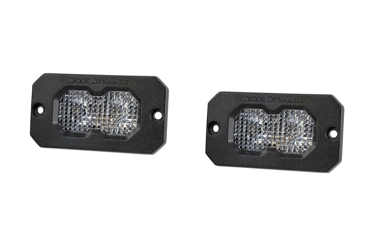 C2 2.0 White Max Flush Mount LED Pod (pair)