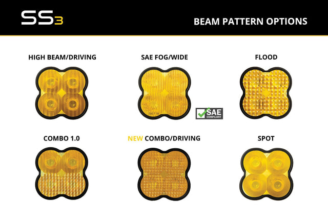 Yellow Lens for SS3 Pods (one)