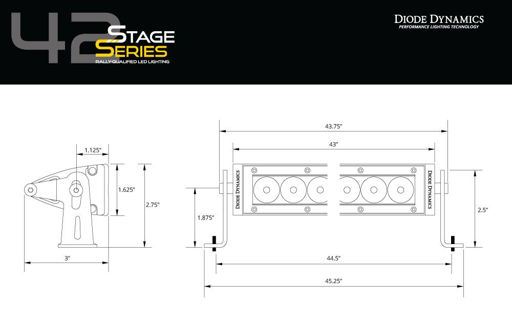 Stage Series 42" White Light Bar CLEARANCE