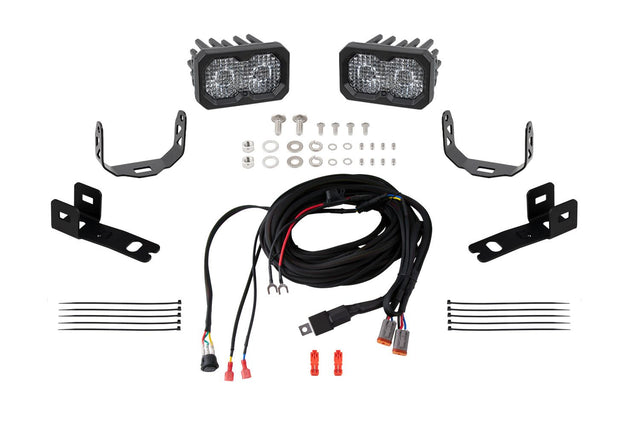 Stage Series Backlit Ditch Light Kit for 2022-2025 Ford F-150 Lightning