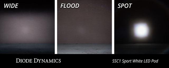 SSC1 White Pro Standard LED Pod (one)