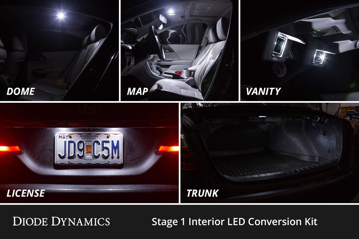 Kit LED intérieur pour Subaru Ascent 2019-2022, blanc froid Stage 2
