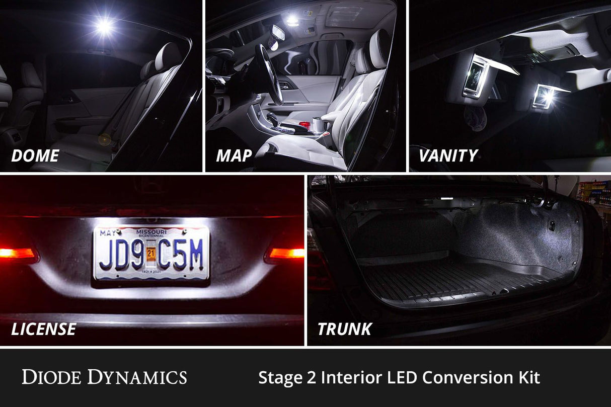 Kit LED intérieur pour Subaru Ascent 2019-2022, blanc froid Stage 2