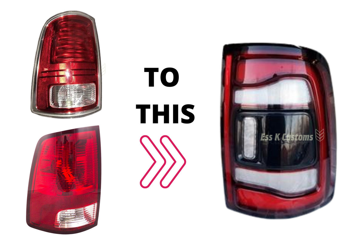 Dodge Ram Oem 19+ Faisceau de conversion de queue à LED