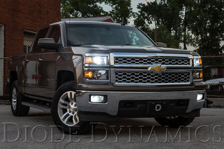 2007-2015 Chevrolet Silverado with LED fog lights