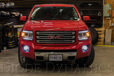 2015-2019 GMC Canyon with LED fog lights