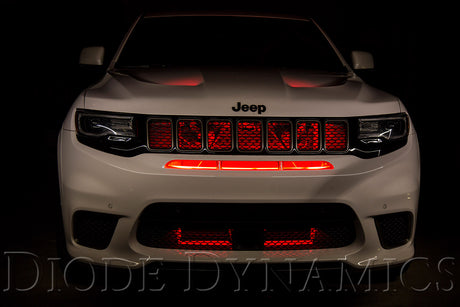 2018 Jeep Grand Cherokee Trackhawk with LED grille kit