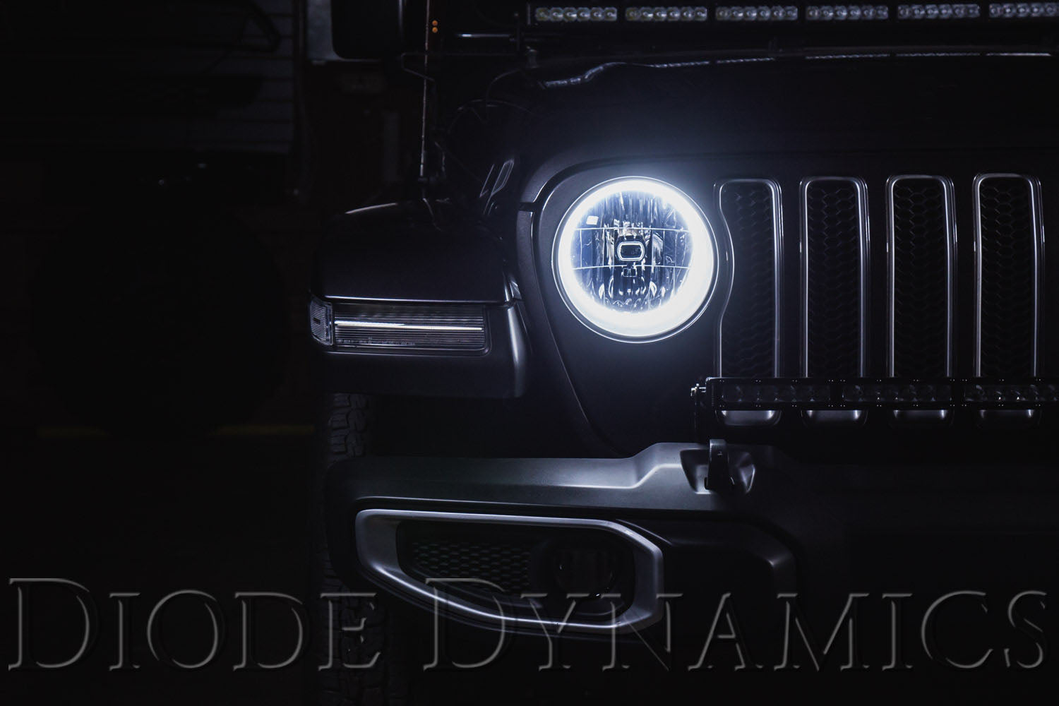 Jeep JL Wrangler with HD LED Switchback Halo