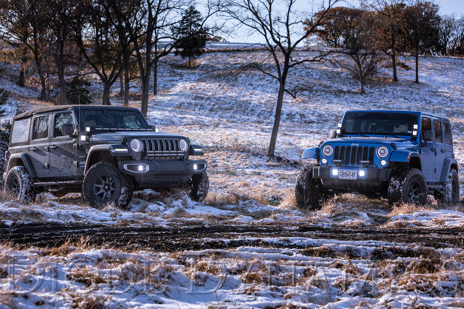 Jeep JL Wrangler with SS3 LED fog lights