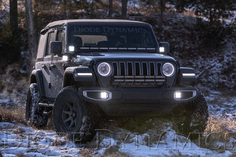 Jeep JL Wrangler with SS3 LED pods