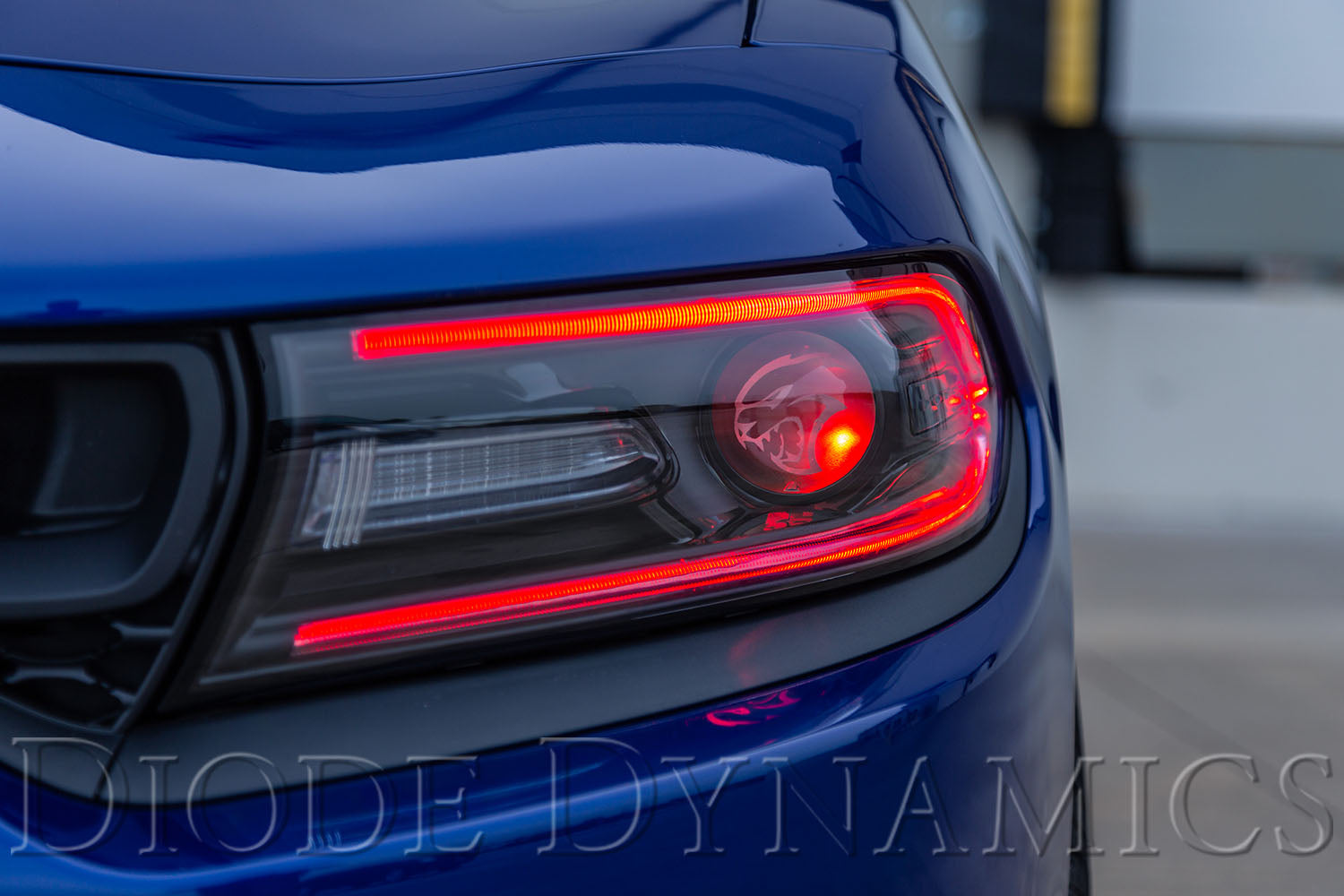 Dodge Charger with RGBW Demon Eyes