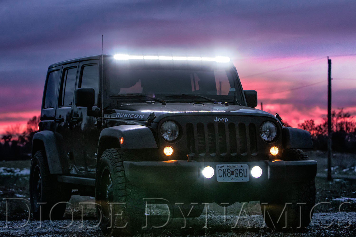 2007-2018 Jeep JK Wrangler with LED lighting upgrades