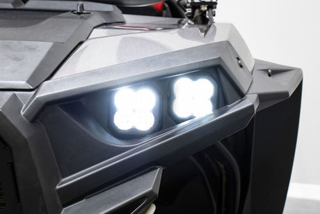 2014+ Polaris RZR XP with SS3 LED Headlight Kit installed