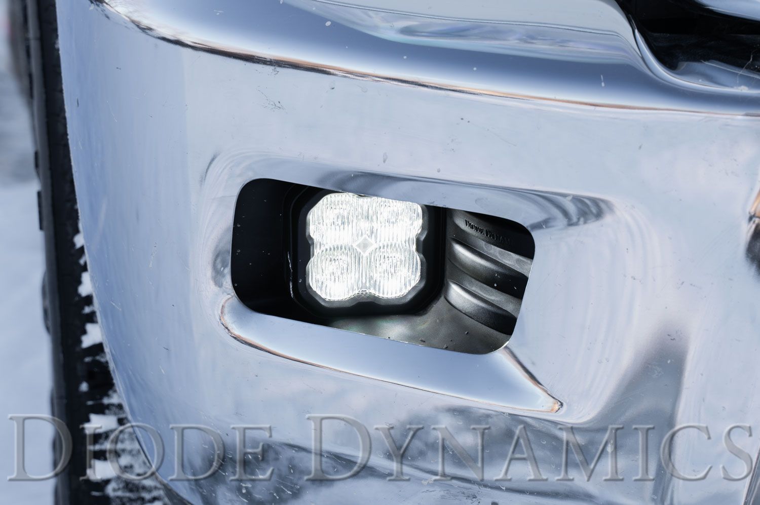 RAM HD with SS3 Horizontal LED Fog Light Kit installed