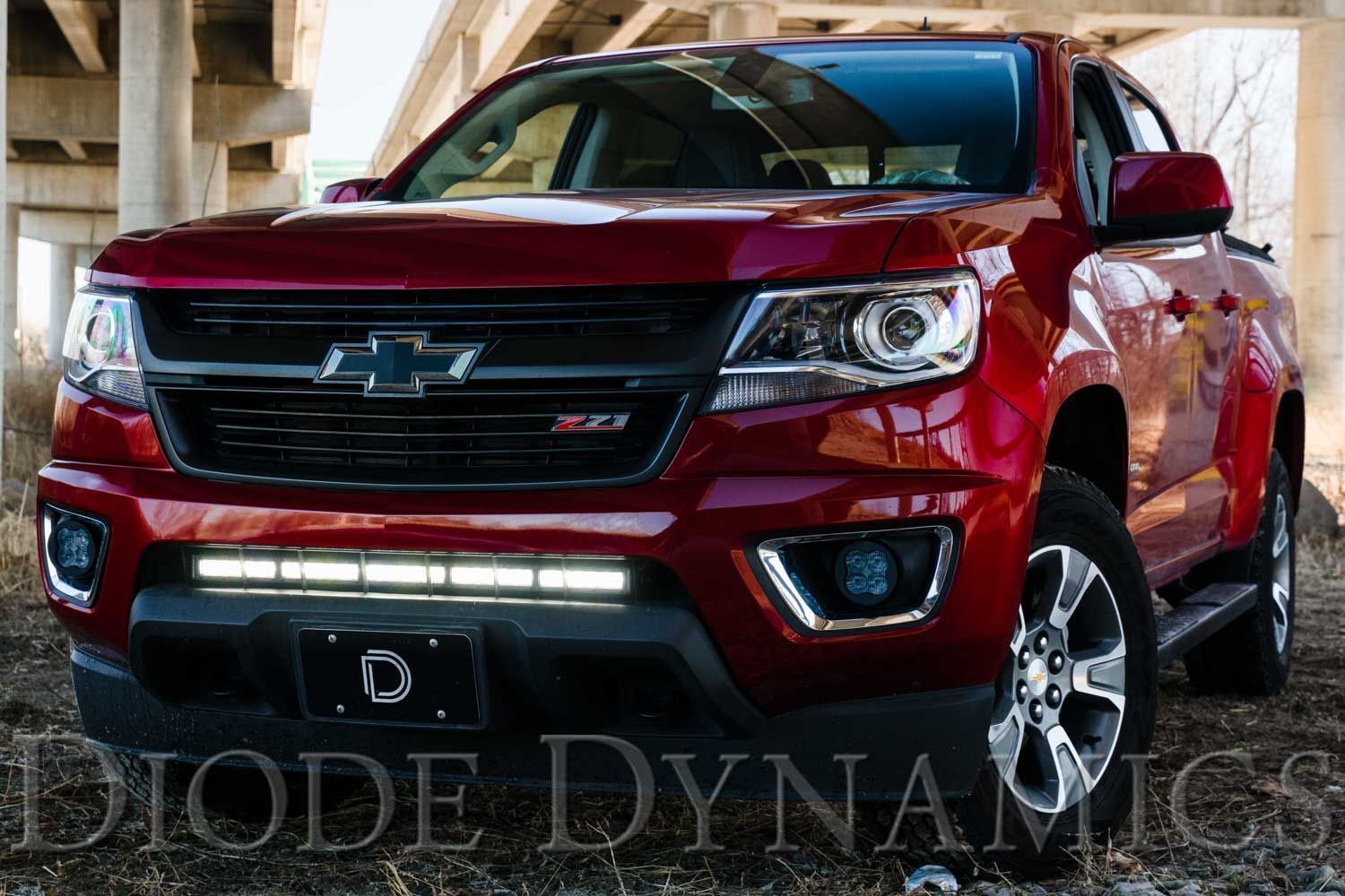 Stealth Light Bar Kit installed on a 2015-2020 Chevrolet Colorado