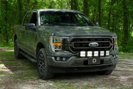 2021-2023 Ford F-150 with SS5 Grille CrossLink LED Lightbar Kit installed
