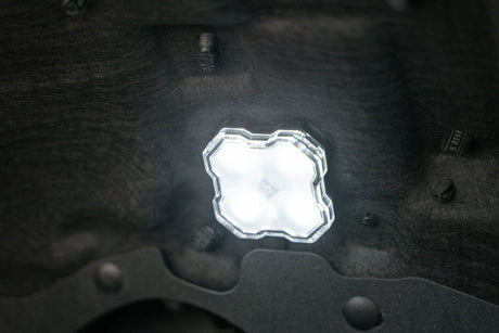 Stage Series Rock Lights illuminating under a truck