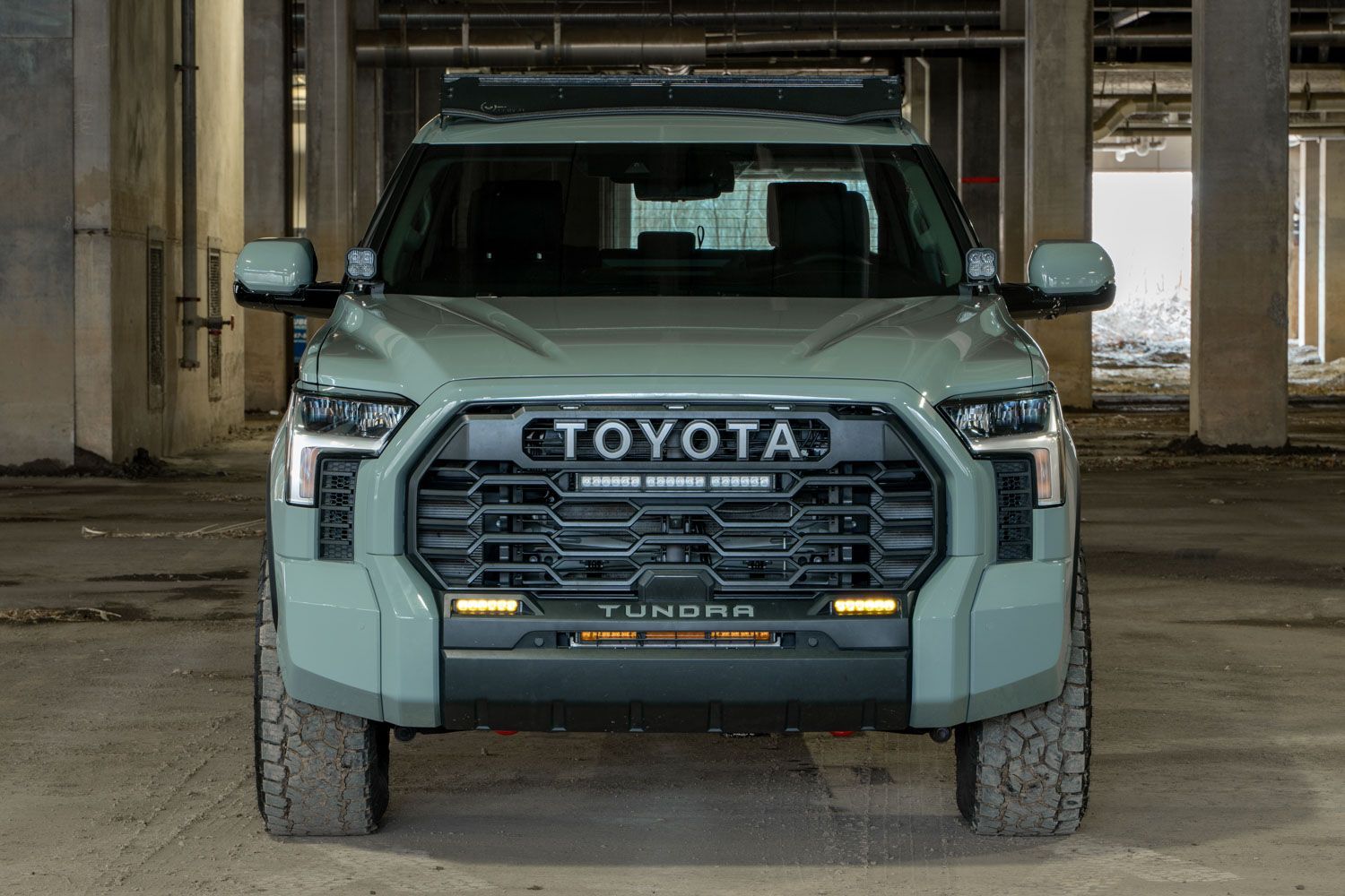 SS6 LED Fog Light Kit installed on a 2022 Toyota Tundra