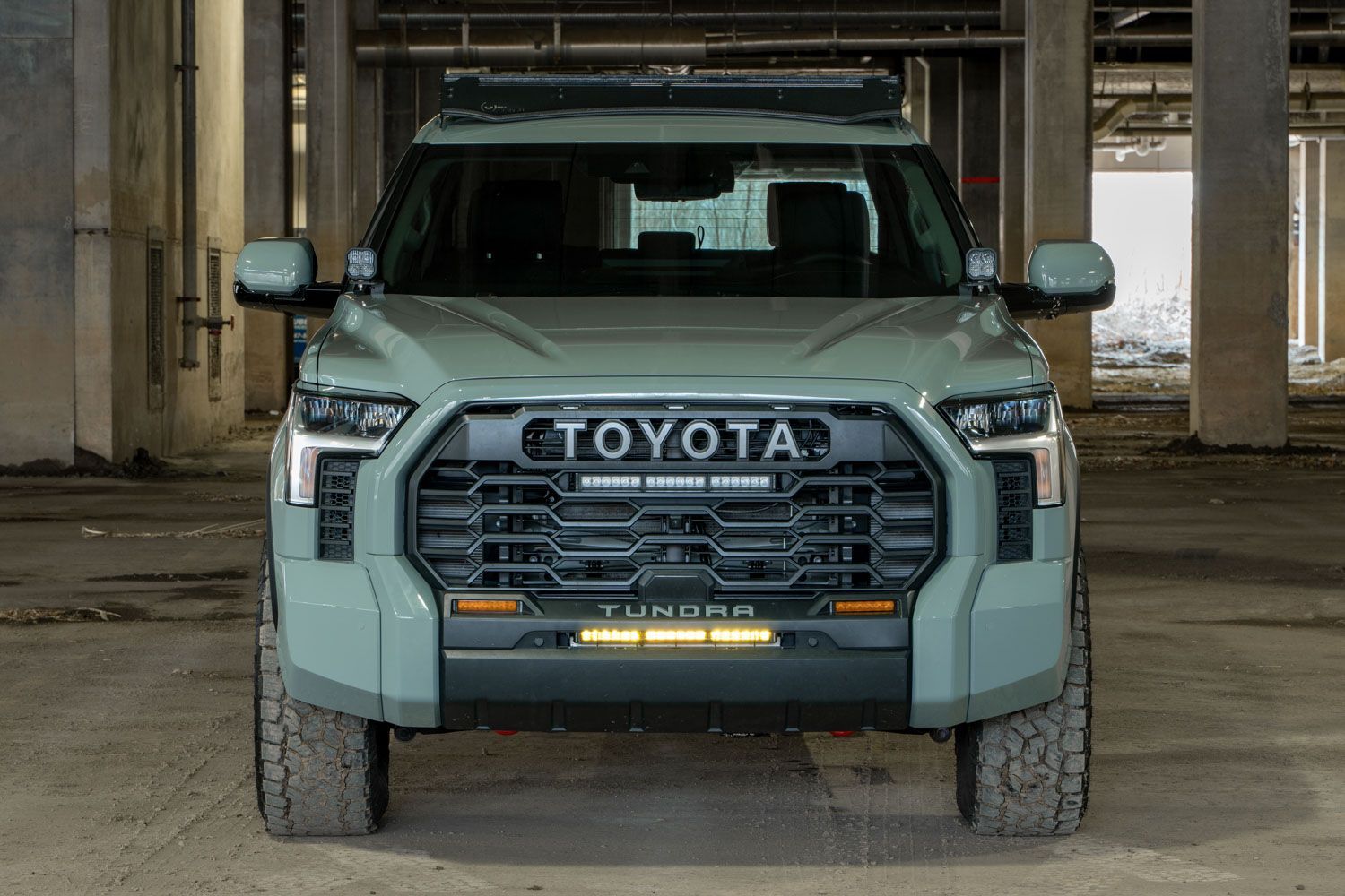 2022-2026 Toyota Tundra with Stealth Bumper LED Light Bar