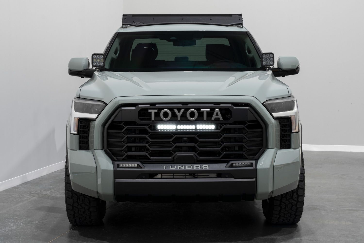 TRD Pro Grille Lightbar Kit installed on a 2022 Toyota Tundra